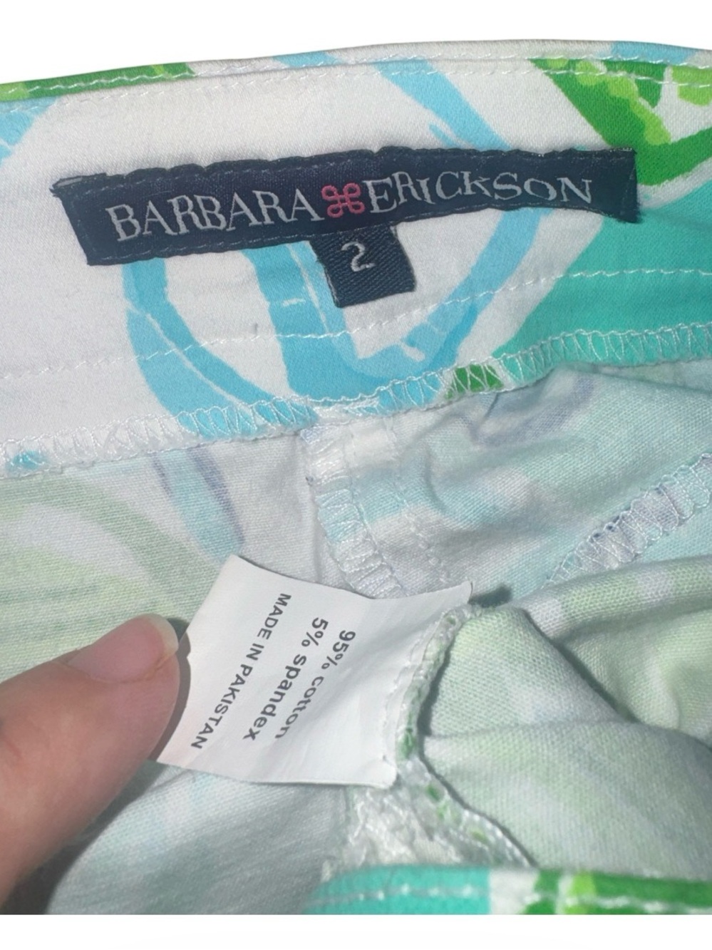 Barbara Erickson Floral Trouser - Picture 5 of 5